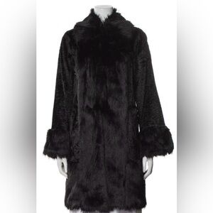 Ramy Brook Black Teddy Faux Jacket
